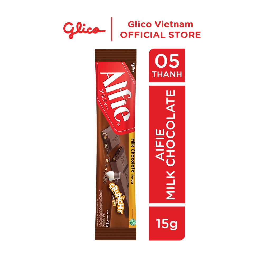 Socola dạng thanh GLICO Alfie (Combo 5 thanh)