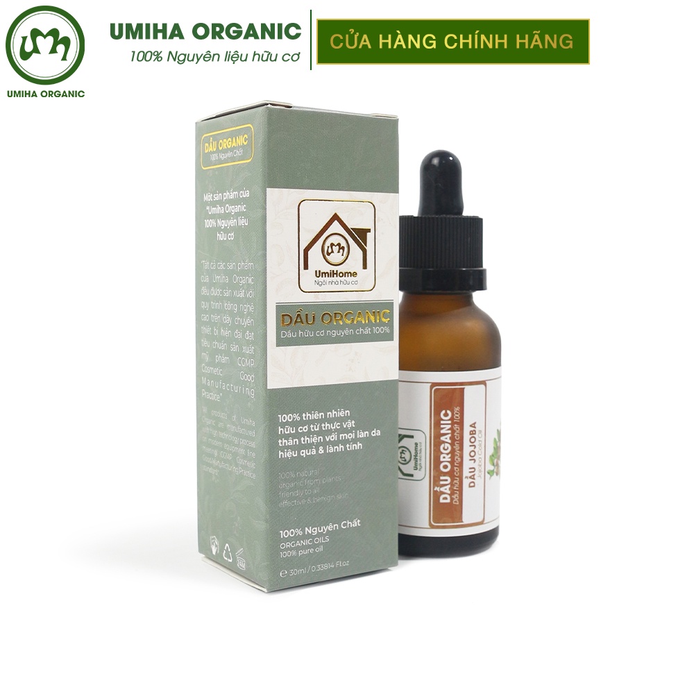 Dầu Jojoba hữu cơ UMIHA nguyên chất | Jojoba Oil 100% Organic 10ml