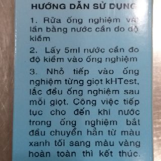 Test KH thuốc thử KH Kiềm