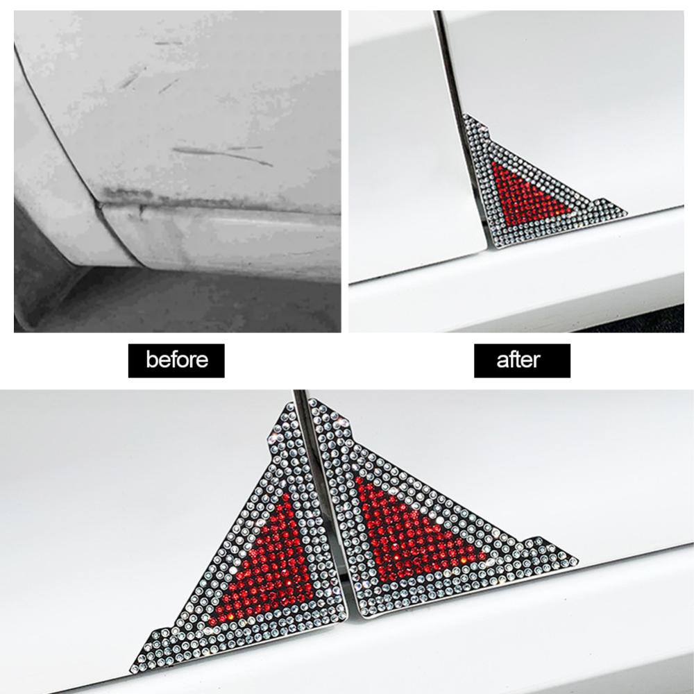 Bộ 4 Miếng Dán Góc Cửa Xe Hơi Chống Trầy Xước Bảo Vệ An Toàn A5K8