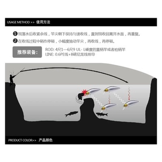 Mồi Câu Cá Giả 5.3cm / 5.7g