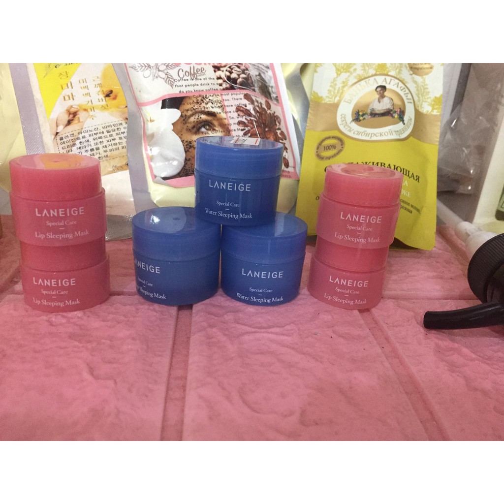 Mặt nạ ngủ cấp nước Laneige Water Sleeping Mask Mini xanh giúp da ngủ đủ giấc[ cam kết chính hãng HÀN QUỐC]