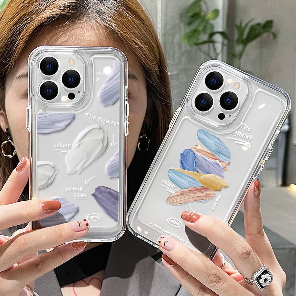 Ốp Điện Thoại Trong Suốt Hình Lá Cho iphone 11 13 7 8 Plus 12 13Pro Max X XS Max 7 8 SE 2020