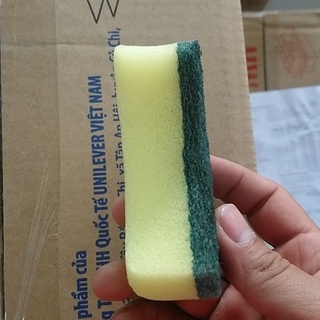 Combo 6 Miếng Cước Cọ Chùi Rửa 3M Scotch Brite siêu sạch có mút
