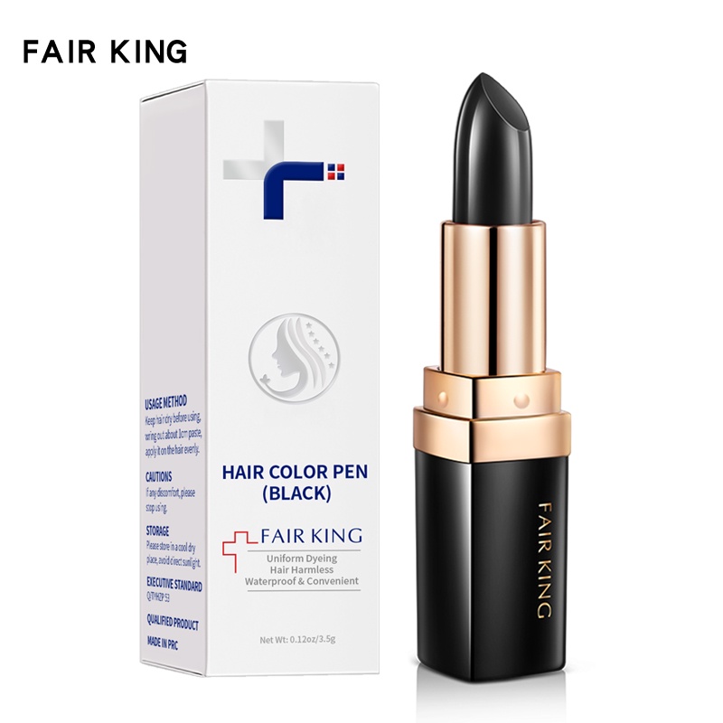 Kem Nhuộm Tóc Tạm Thời Che Phủ Chân Tóc Đen Tức Thì FAIR KING
