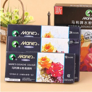 Màu Gouache Tuýp Marie's  12ml