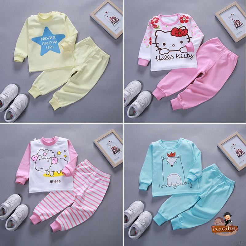 Bộ Đồ Ngủ Pijama Dài Tay Cho Bé