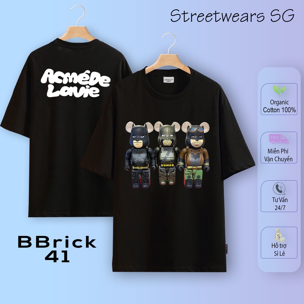 [Basic] Áo thun ADLV BearBrick Mẫu Hot 26-45, Cotton 2c 100%, In xịn - Streetwears SG - Part 2