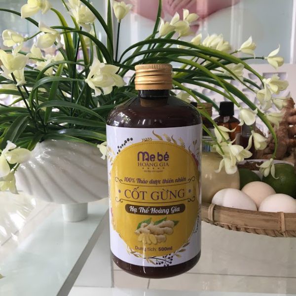 Cốt gừng tắm khô, xông người giảm eo sau sinh