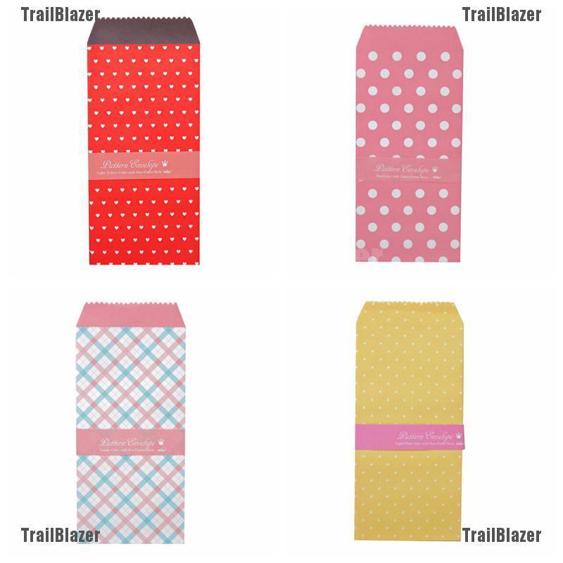 Bộ 5 bao thư in hình ảnh nữ tính đáng yêu