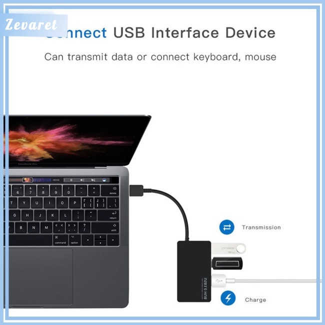 Bộ Chia 4 Cổng Usb 3.0 Tốc Độ Cao Chuyên Dụng Cho Laptop Pc