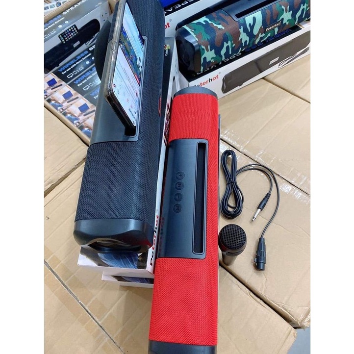 Loa bluetooth Karaoke dài A23 kèm mic hat