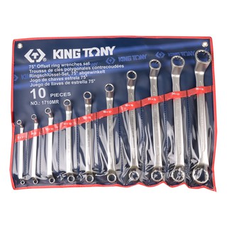 6-32mm bộ hai đầu vòng 10 cái hệ mét kingtony 1710mr