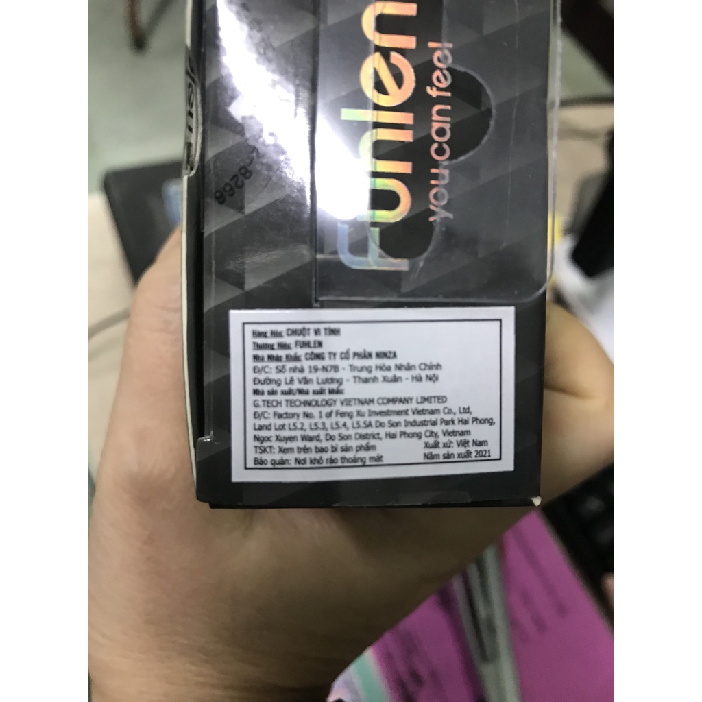 Chuột Fuhlen A09B Optical Wireless Đen