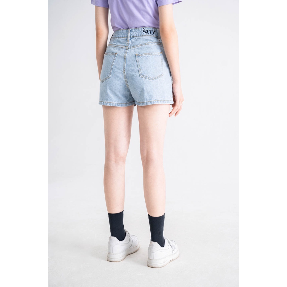 Quần Short BOO Nữ Jeans Thêu Logo Essential 02 Tao Loud