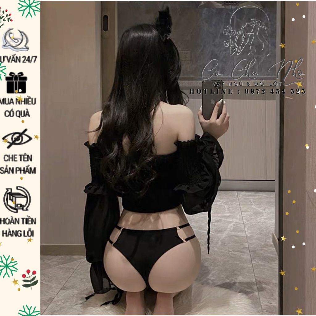 TG007 - Quần lót nữ có dây điều chỉnh - quần chíp ren xuyên thấu - cochunhoquan11