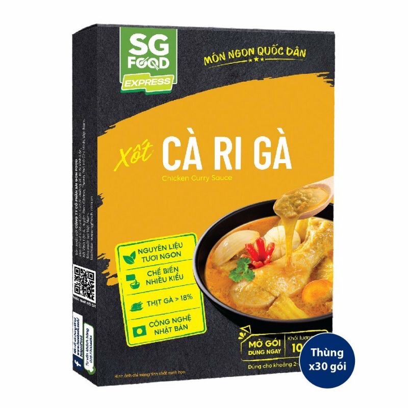 Xốt cà ri gà SG Food 100g