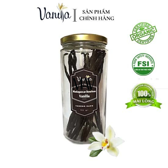 Quả Vanilla Madagascar Bourbon Thượng Hạng