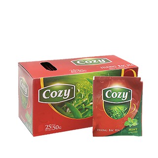 TRÀ COZY HƯƠNG ĐÀO - hộp 50gr ( 25 gói x 2gr )