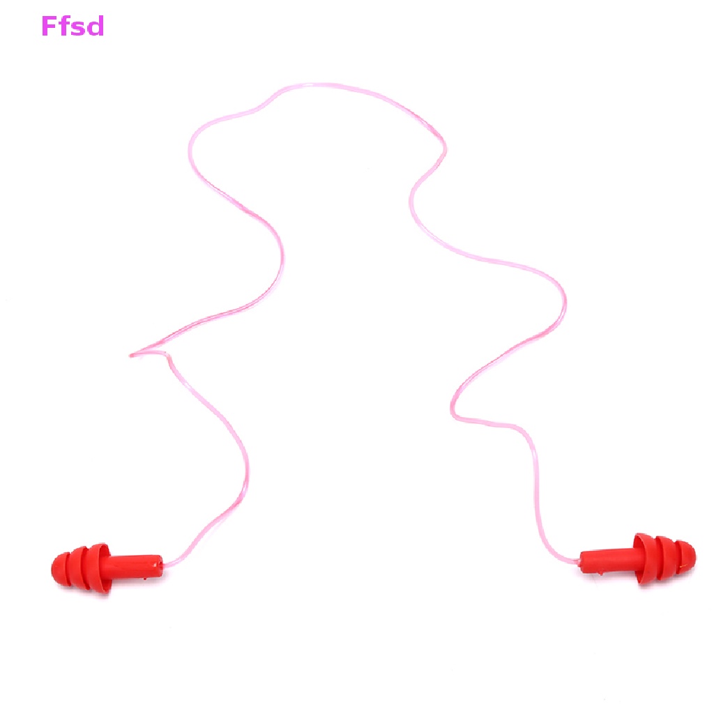{Ffsd} Nút Bịt Tai Bằng Silicon Chống Ồn Có Thể Tái Sử Dụng Bảo Vệ Tai * Bán