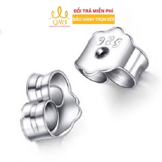 QMJ Chốt bạc 925 khuyên tai nụ đẩy Q052