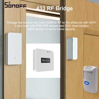 Thiết Bị Cảm Biến Chuyển Đổi Tín Hiệu Sonoff Không Dây Rf 433mhz 2 Cửa Sổ / Dw2