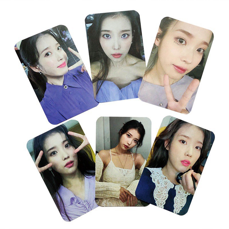 Bộ thẻ ảnh ca sĩ Iu Regular Five Series Lilac độc đáo