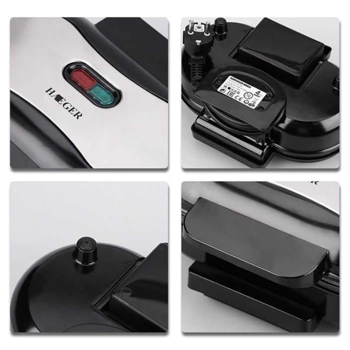 Máy Ép Hamburger 3 Trong 1, Máy Kẹp Bánh Mì Nhồi Thịt