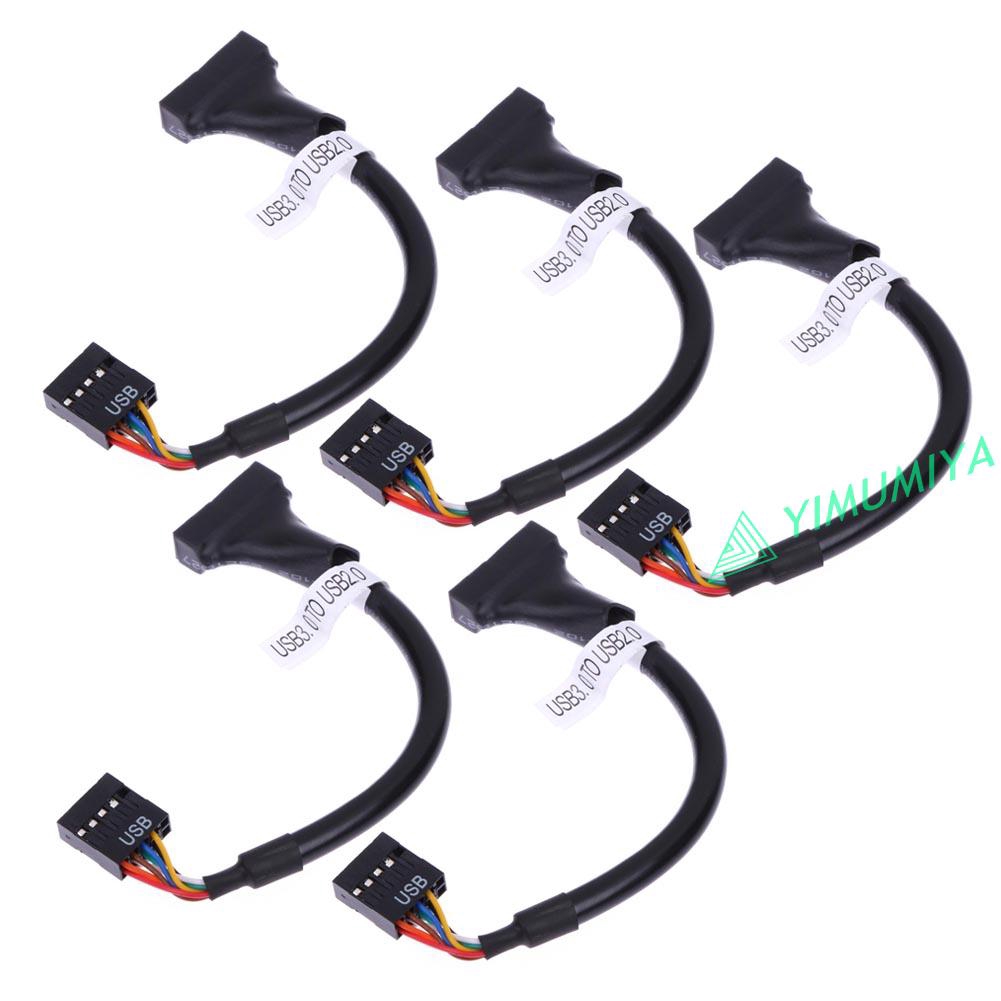YI USB 3.0 20 Pin Male to USB 2.0 9 Pin Motherboard Female Cable | BigBuy360 - bigbuy360.vn