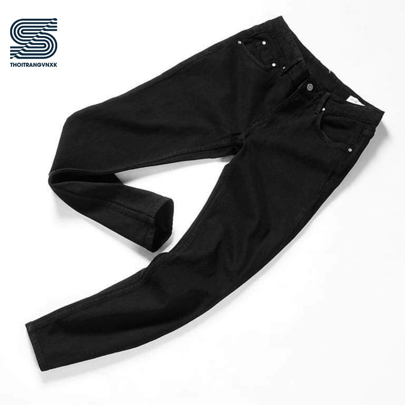 Quần jean nam đen cao cấp không phai màu form slimfit Sonvnxk - QJS210401 | BigBuy360 - bigbuy360.vn