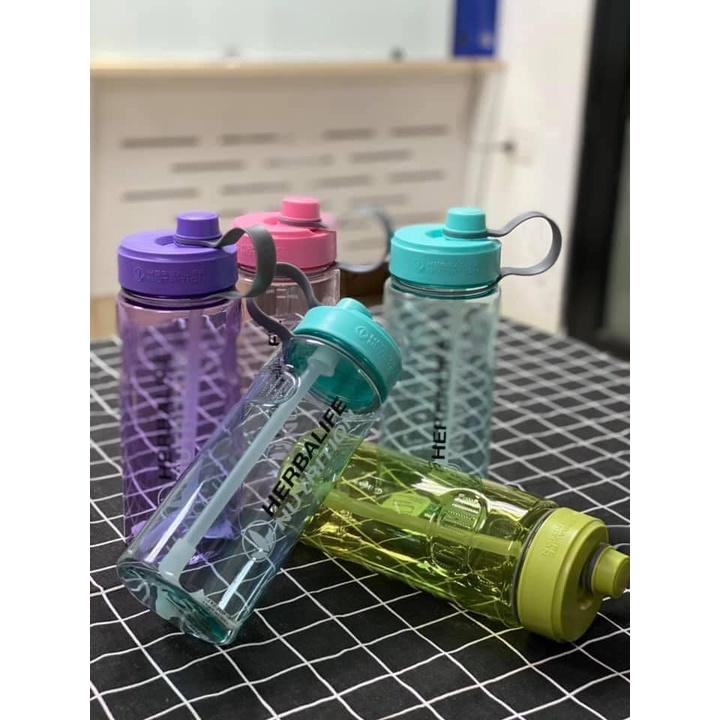 Bình nước quai mềm Herbalifye, dung tích 1l, hàng siêu nét