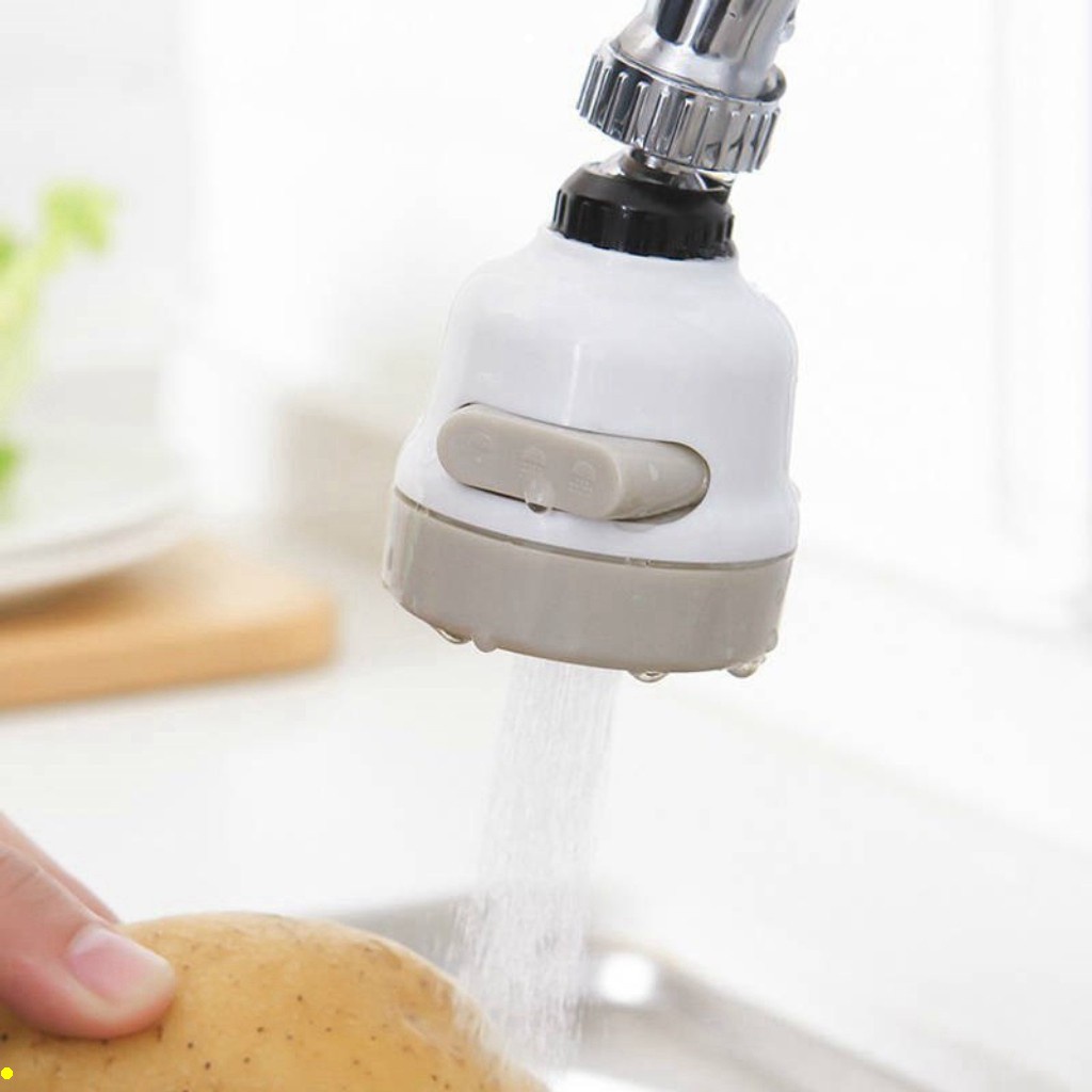 Đầu vòi nước rửa chén tăng áp điều hướng xoay 360 độ 3 chế độ nước