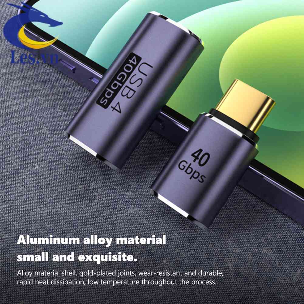Đầu Chuyển Đổi PD100W Mini C Sang C Cho Điện Thoại / Máy Tính