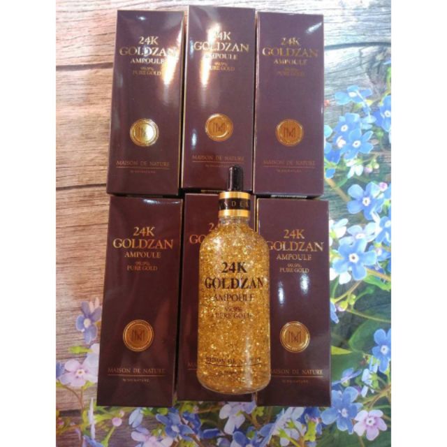 Serum vàng 24k GOLDZAN tặng kèm máy matxa ion