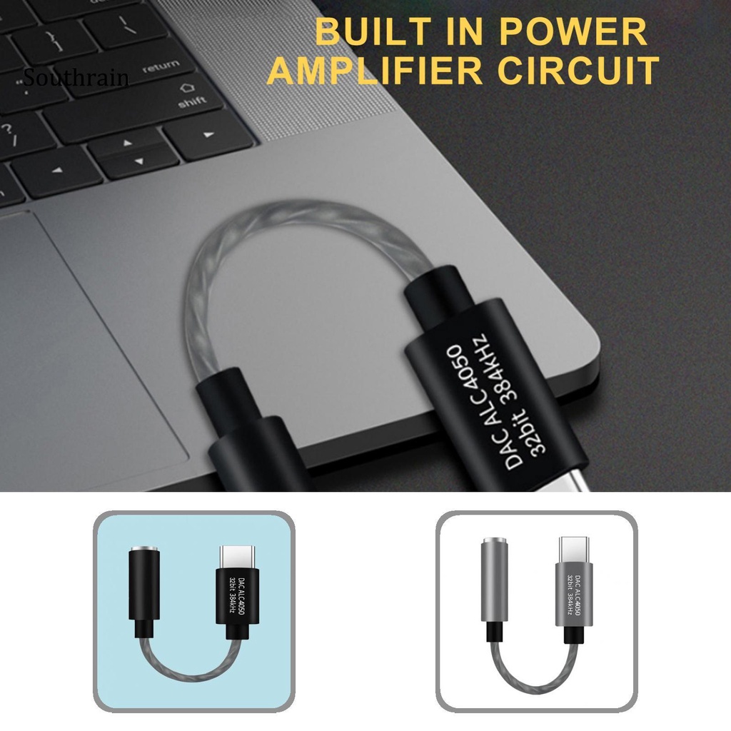 Dây Cáp Chuyển Đổi Âm Thanh Aux Type-C Sang 3.5mm Chống Mài Mòn Giảm Tiếng Ồn Cho Điện Thoại Thông Minh