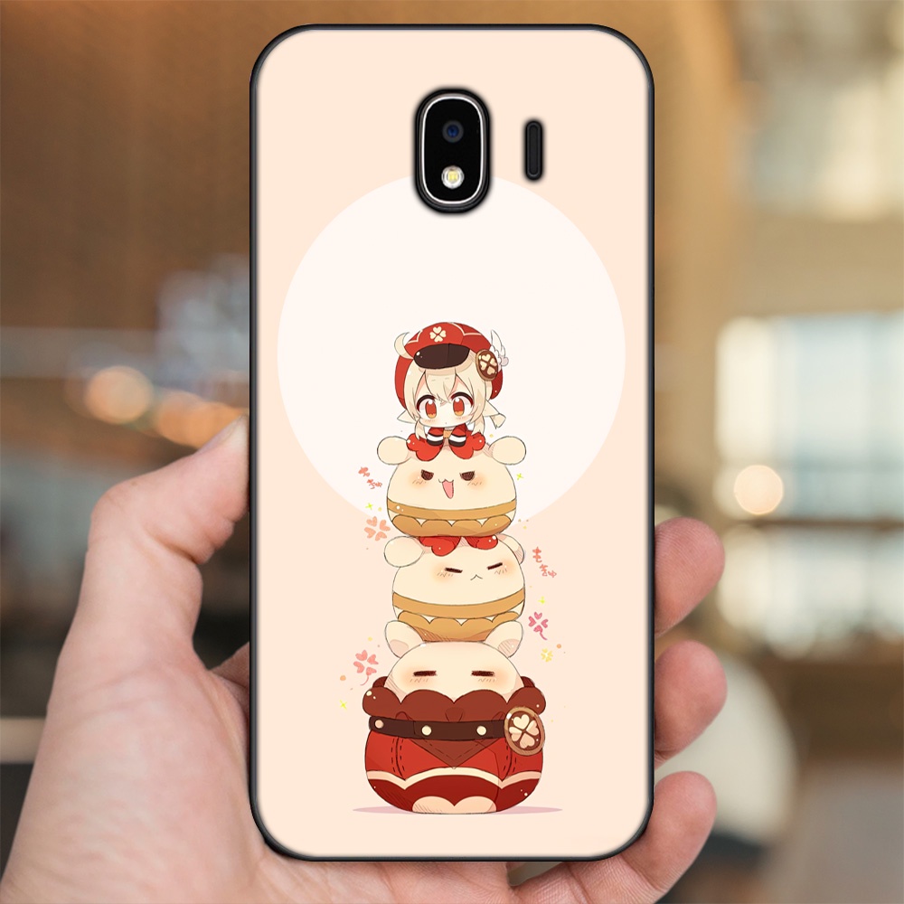 Ốp lưng Samsung J4 viền đen in hình Klee Genshin Impact