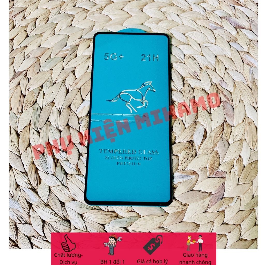 Kính Cường Lực Oppo A52/ A53/ A54/ A72/A73/ A74 Full 5G+ Độ cứng 21H Chống bám nước, Hạn chế bám vân tay [MIHAMO]