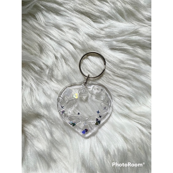 Heart resin / miếng đựng ảnh trái tim