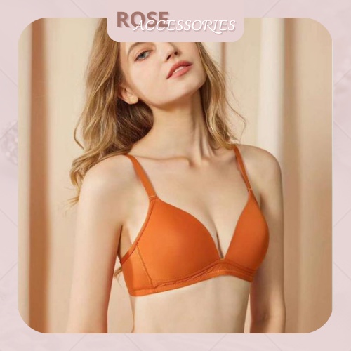 Áo lót nữ su đúc không gọng thoáng mát mềm mỏng Rose Accessories A01