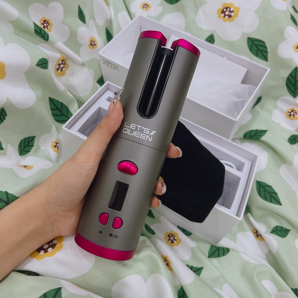 MÁY UỐN TÓC MINI CẦM TAY LET’S QUEEN S100,MÁY TẠO KIỂU TÓC CHÍNH HÃNG HÀN QUỐC. BẢO HÀNH 1 NĂM