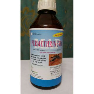 Thuốc diệt muỗi Permethrin 50 EC công nghệ Anh Quốc 1000ml