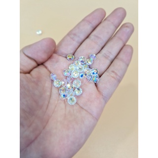Đá pha lê bánh cam swarovski 8mm & 6mm