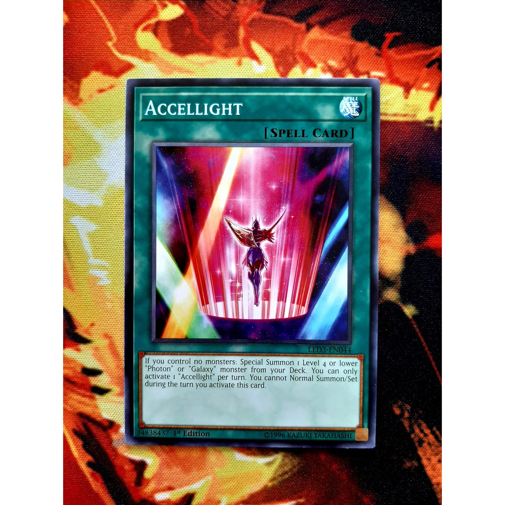 [ĐẬU PHỘNG OCG ] THẺ BÀI YUGIOH - -SPELL - Accellight - LED3-EN044 - Common