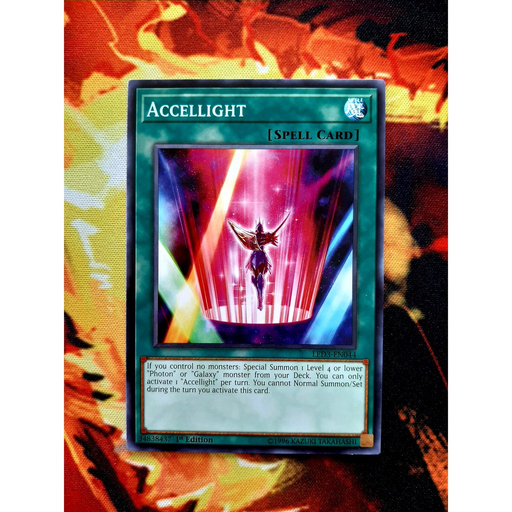 [ĐẬU PHỘNG OCG ] THẺ BÀI YUGIOH - -SPELL - Accellight - LED3-EN044 - Common