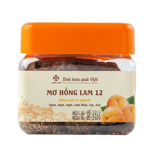 [Mã FMCGMALL - 8% đơn 250K] Ô Mai Mơ Hồng Lam 12 - Vị Chua Cay Mặn Ngọt Cam Thảo - Hộp (200g,300g,500g)