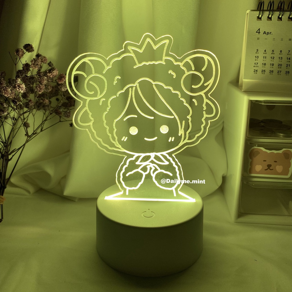 Đèn Ngủ Led 3D Cung Hoàng Đạo - dailyme