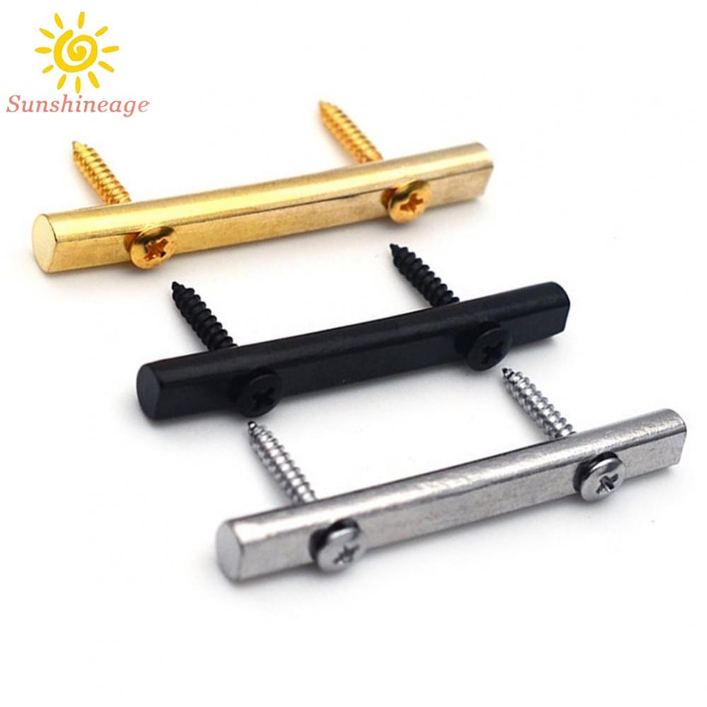 SUNAGE- ~48MM String Tension Bar Strings Retainer for Electric Guitar,Chrome,Black,Gold  Musical instruments【SUNAGE-HOT Fashion】