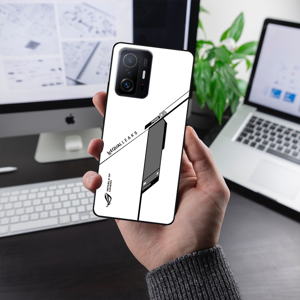 Ốp lưng điện thoại Xiaomi Mi 11T, 11T Pro - Republic of Gamers, chất liệu kính cường lực