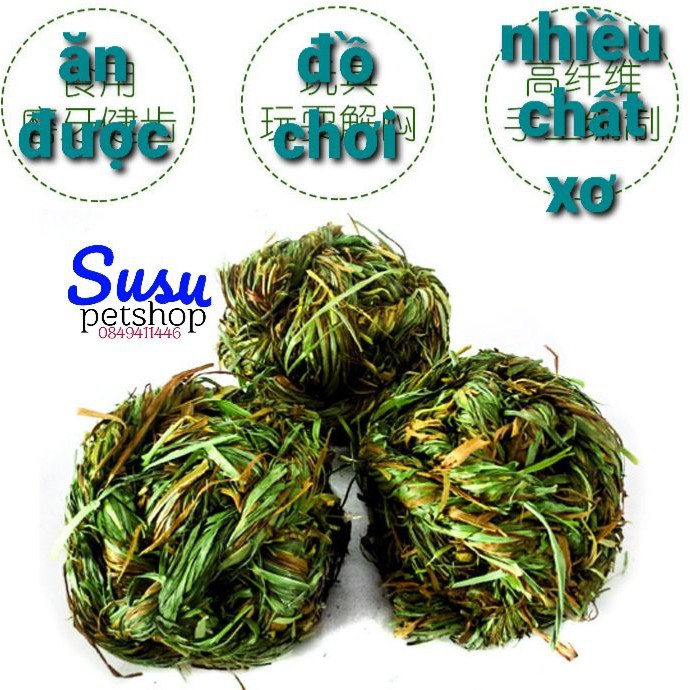 Bóng cỏ lúa mạch cho Thỏ,Guinea Pig, Chinchilla..