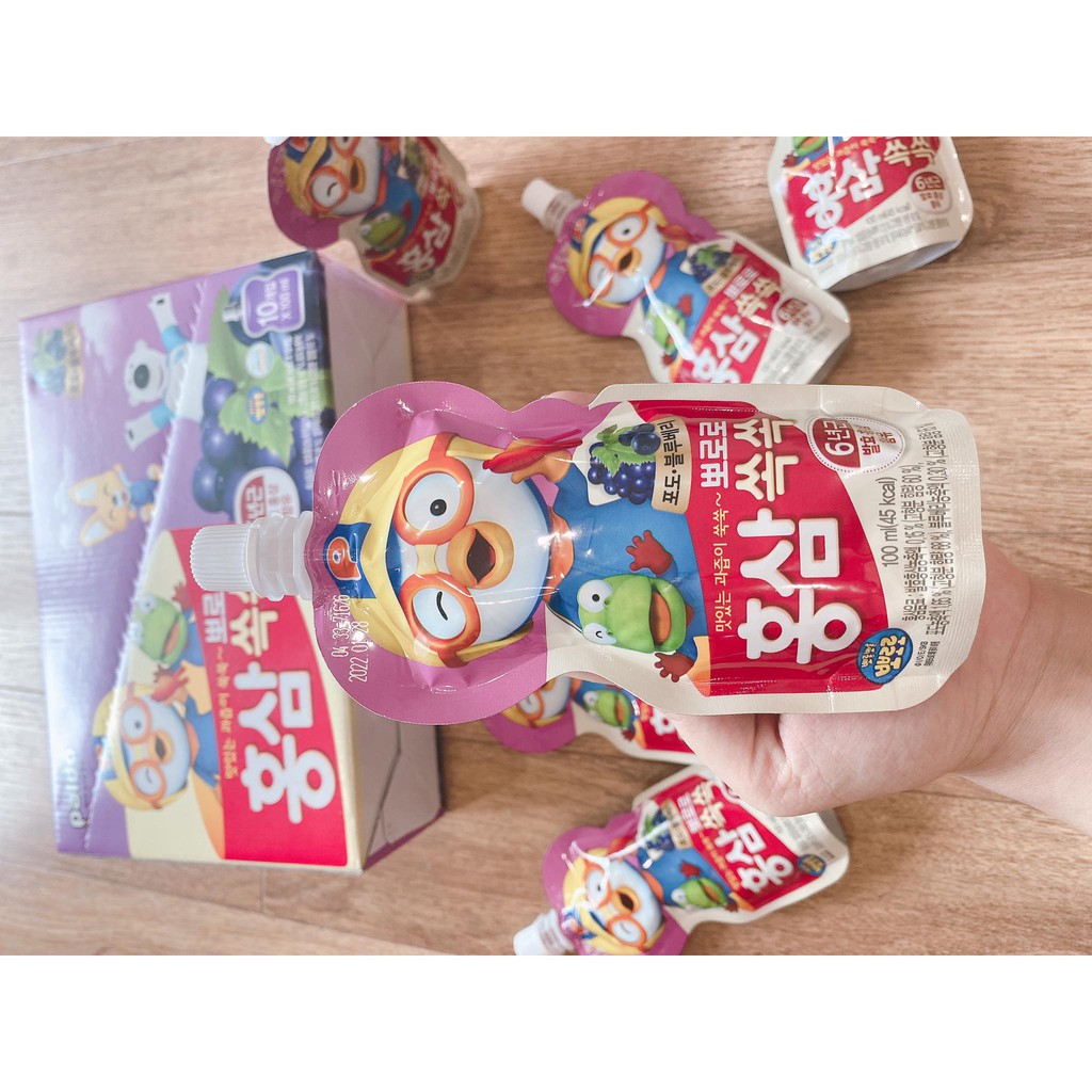 [TRANG ANH KOREA]  NƯỚC SÂM 100ML PALDO PORORO (ĐỦ VỊ) | BigBuy360 - bigbuy360.vn